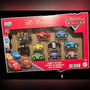 Mattell Disney Pixar Cars Die-Cast Vehicle 10-Pack, Collectible Toy Cars